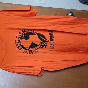 Save the earth except Norman OSU T-shirt